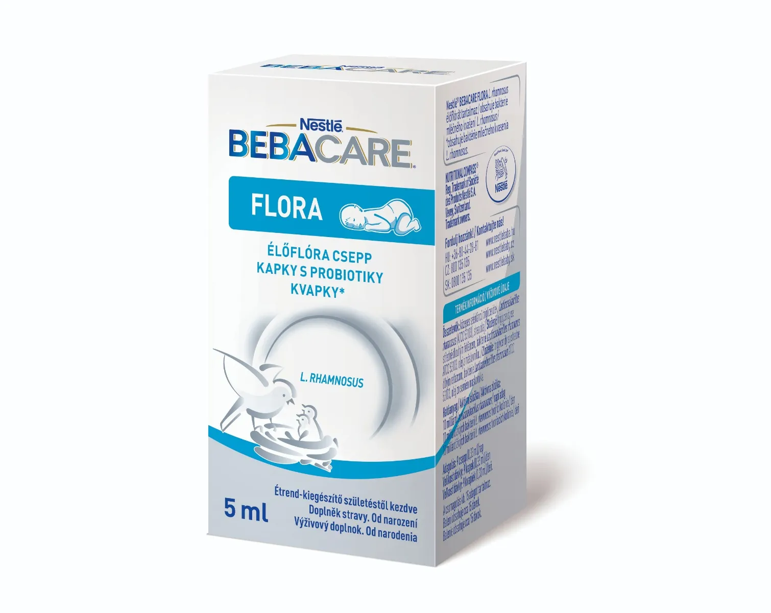 BEBACARE Flora kapky s probiotiky 5 ml