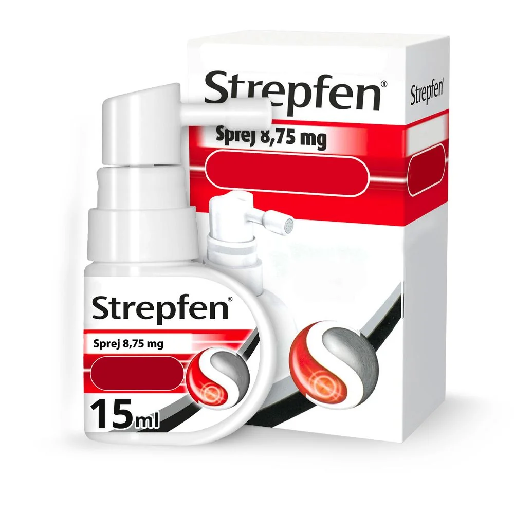 Strepfen 8,75 mg orální sprej 15 ml