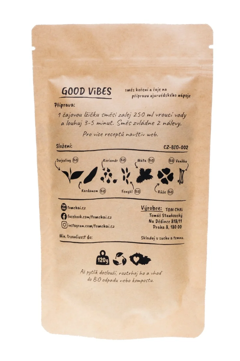 TOMCHAi Good Vibes Darjeeling 120 g