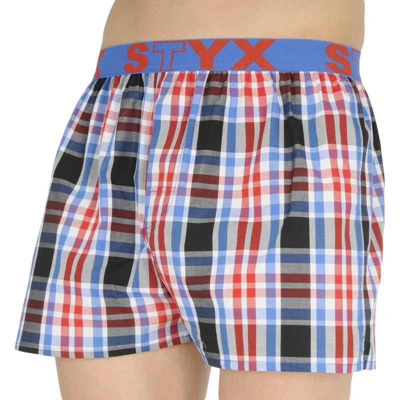 Styx Pánské trenky sportovní guma vícebarevné (B837) M