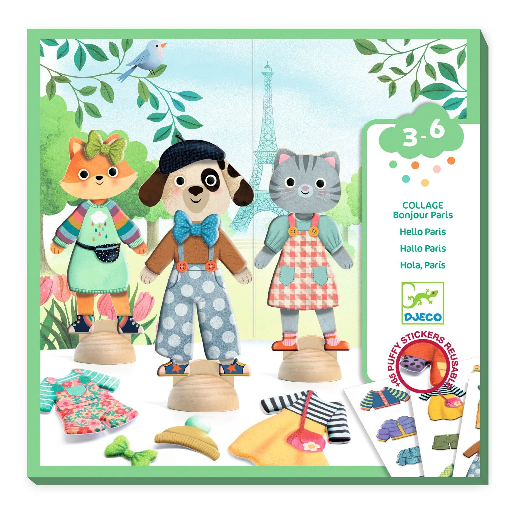 Djeco Koláž Bonjour Paris
