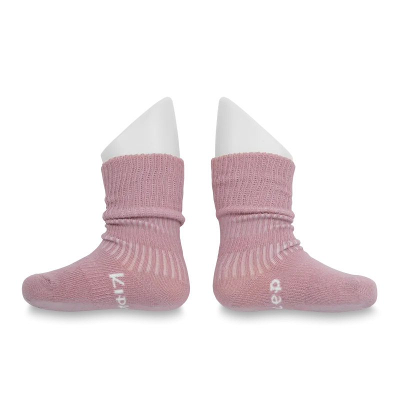 KipKep dětské ponožky Stay-on-Socks 12-18m 2páry Mauve