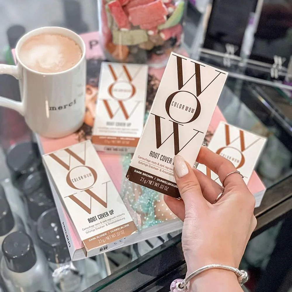 Color Wow Root Cover Up Dark Brown pudr na odrosty 2,1 g