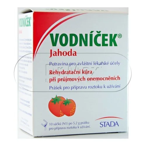 VODNÍČEK Jahoda sáčky 10x5.2g