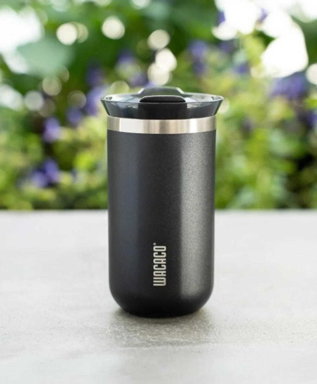 Wacaco Octaroma Lungo - Onyx Black 300 ml Cestovní termohrnek