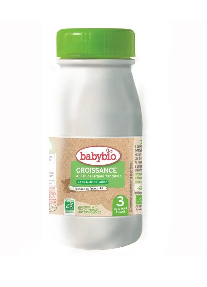 Babybio Croissance 3 Tekuté batolecí kojenecké bio mléko 250 ml