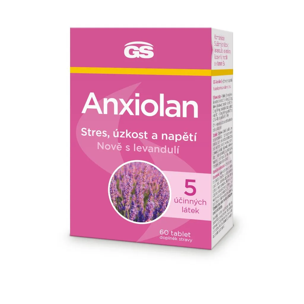 GS Anxiolan s levandulí 60 tablet