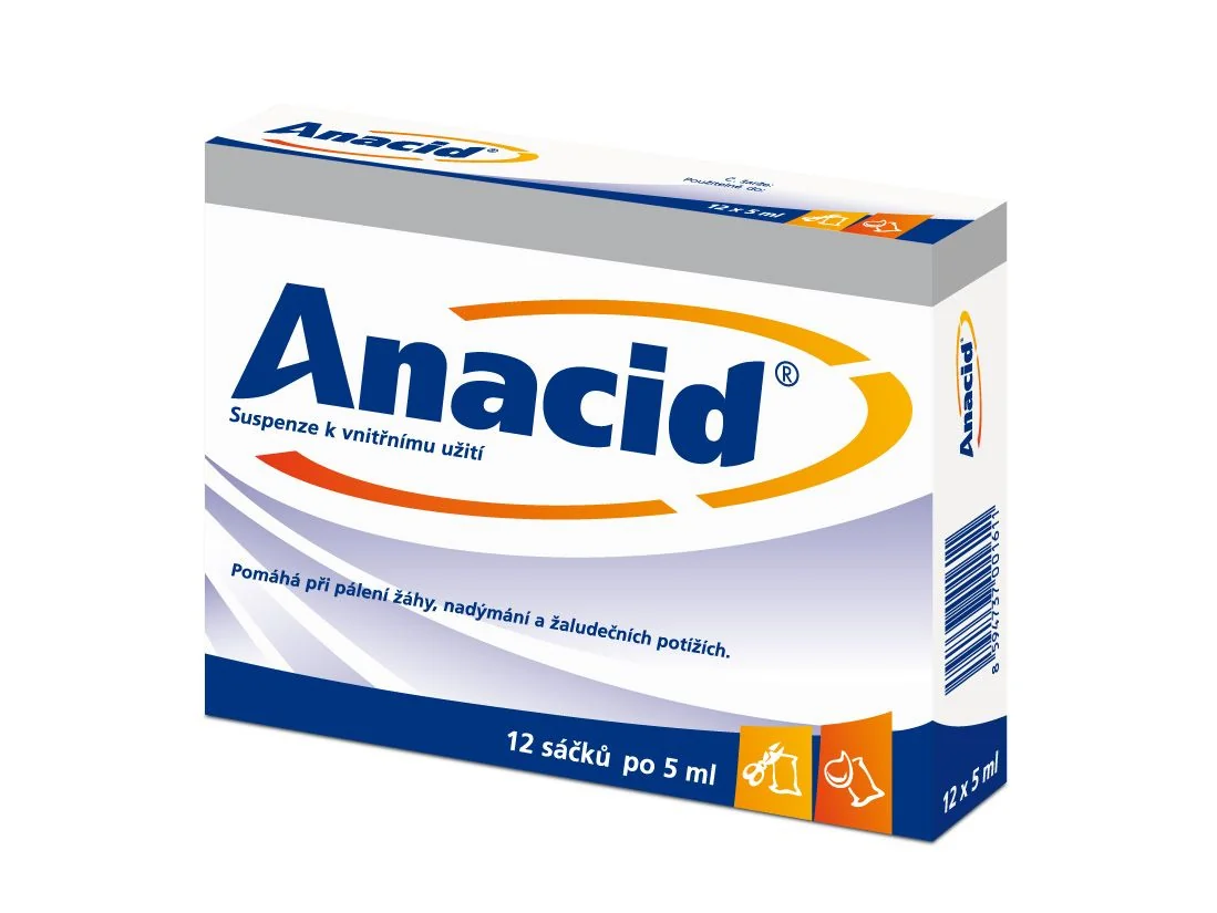 Anacid sáčky 12x5 ml