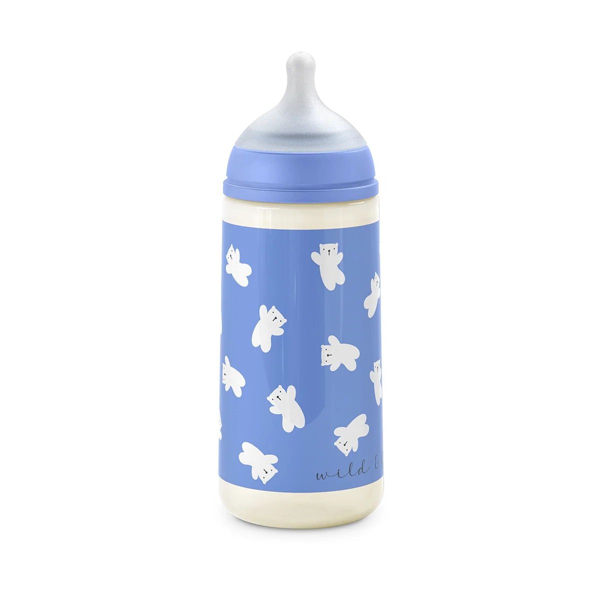 Suavinex Kojenecká láhev WILD&FREE L 360 ml 1 ks modrá