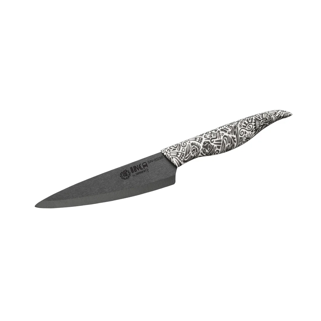 Samura INCA Univerzální keramický nůž 15,5 cm s čepelí z černé zirkonie (SIN-023B)