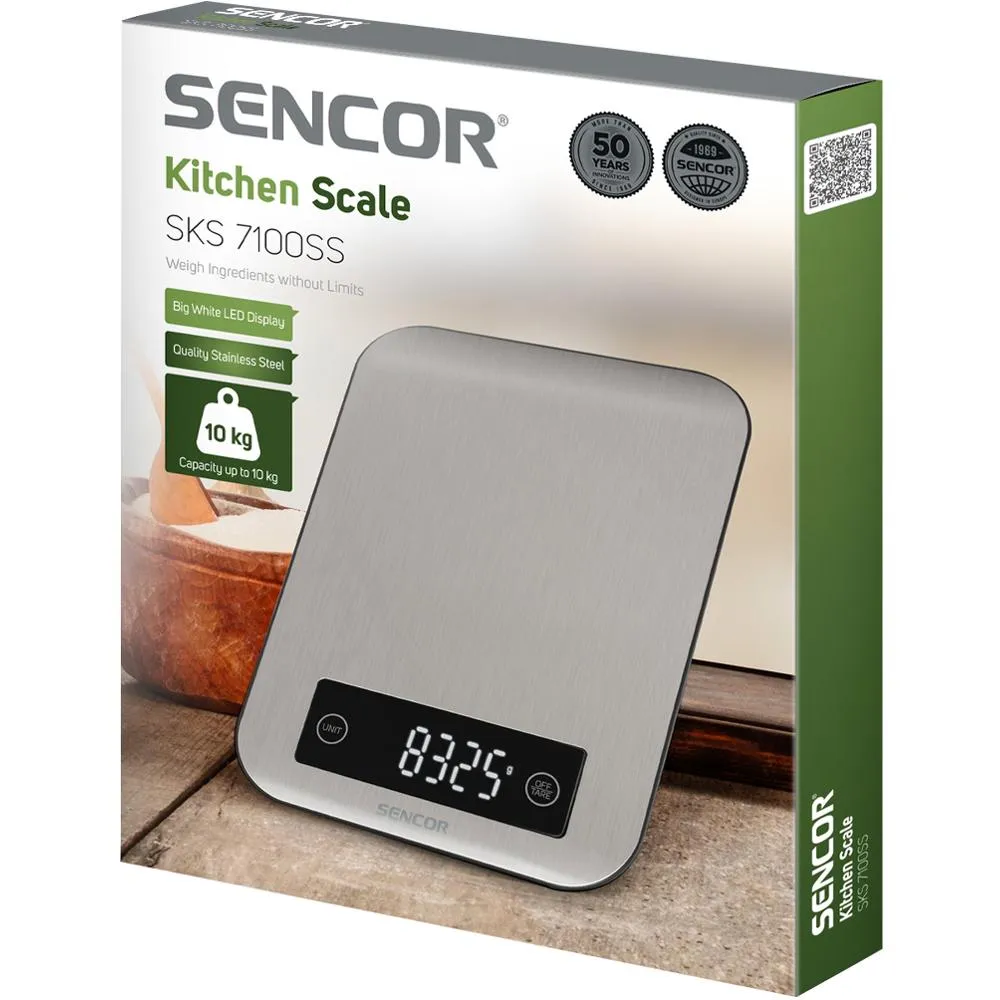 SENCOR SKS 7100SS kuchyňská váha nerezová