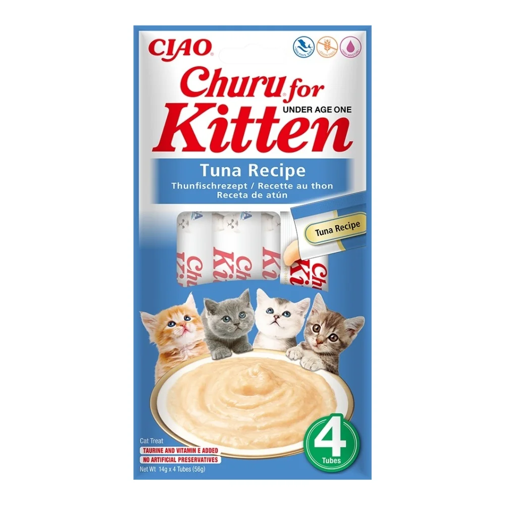 Ciao Churu cat snack Kitten tuňák 4x14 g
