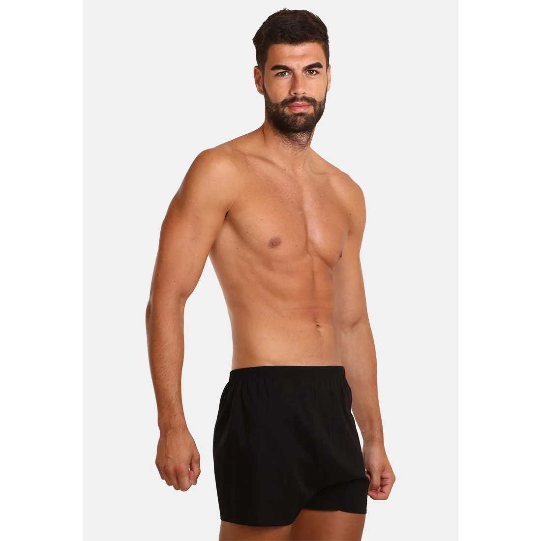 Nedeto 7PACK pánské trenky černé (7NDTT001) S