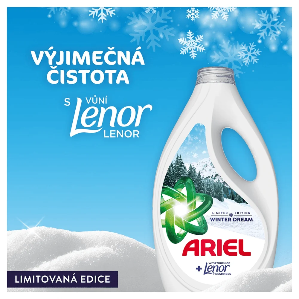 Ariel Winter Dream tekutý prací prostředek 1,8 l 40 praní