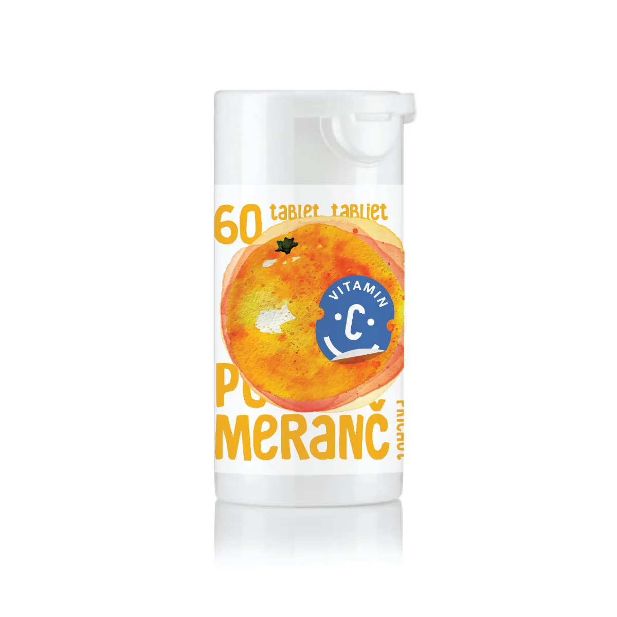 C-Vitamin 100 mg pomeranč se sukralózou 60 tablet