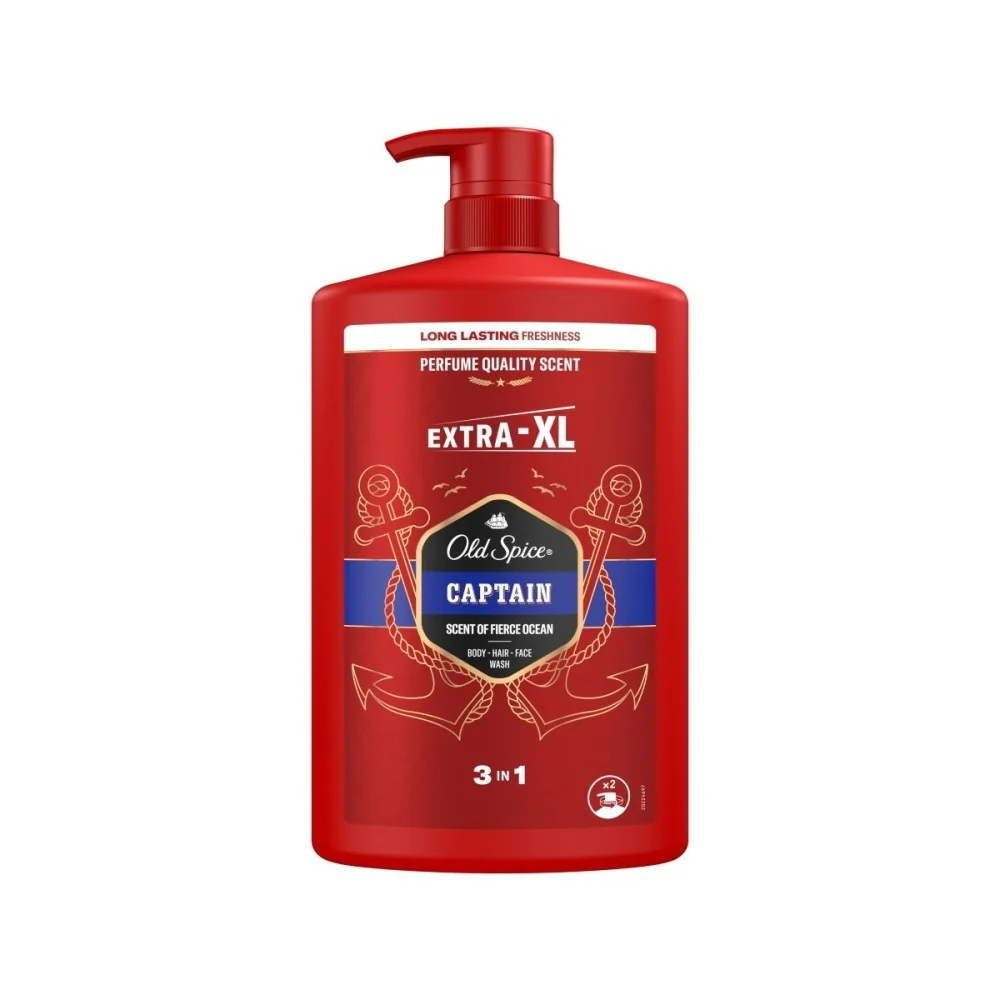Old Spice Captain Pánský sprchový gel a šampon 1000 ml