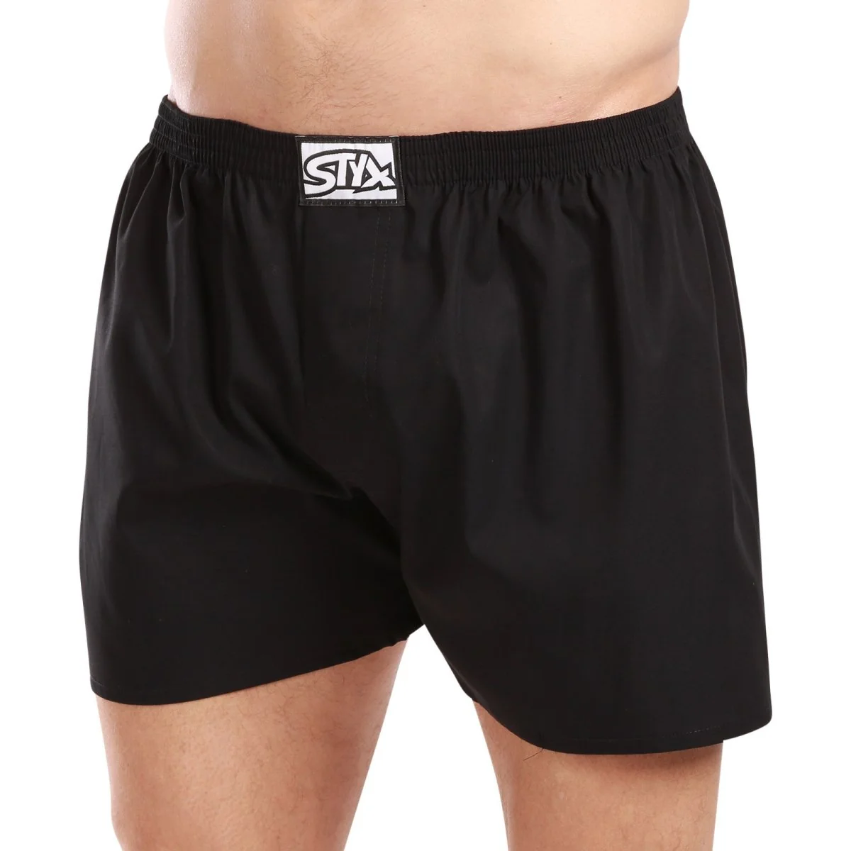 Styx Pánské trenky klasická guma černé (A960) XL