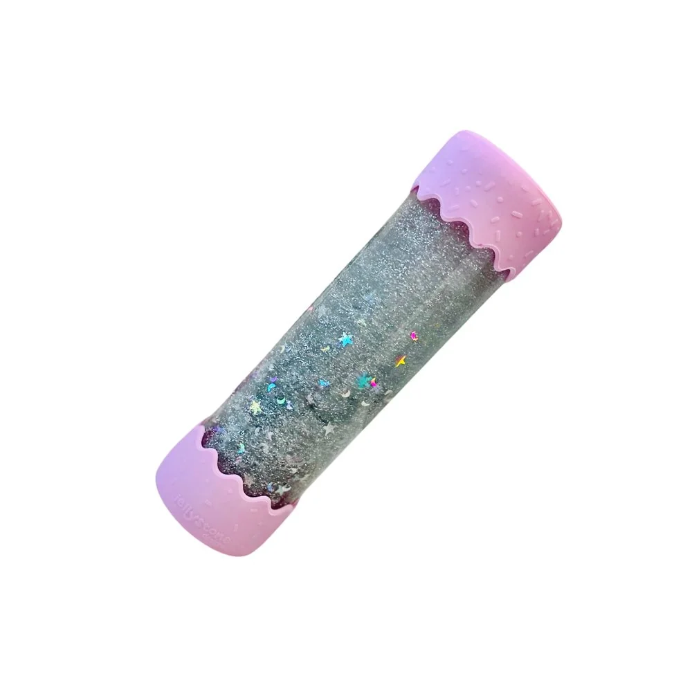 Jellystone Designs Baby senzorická lahev, růžová