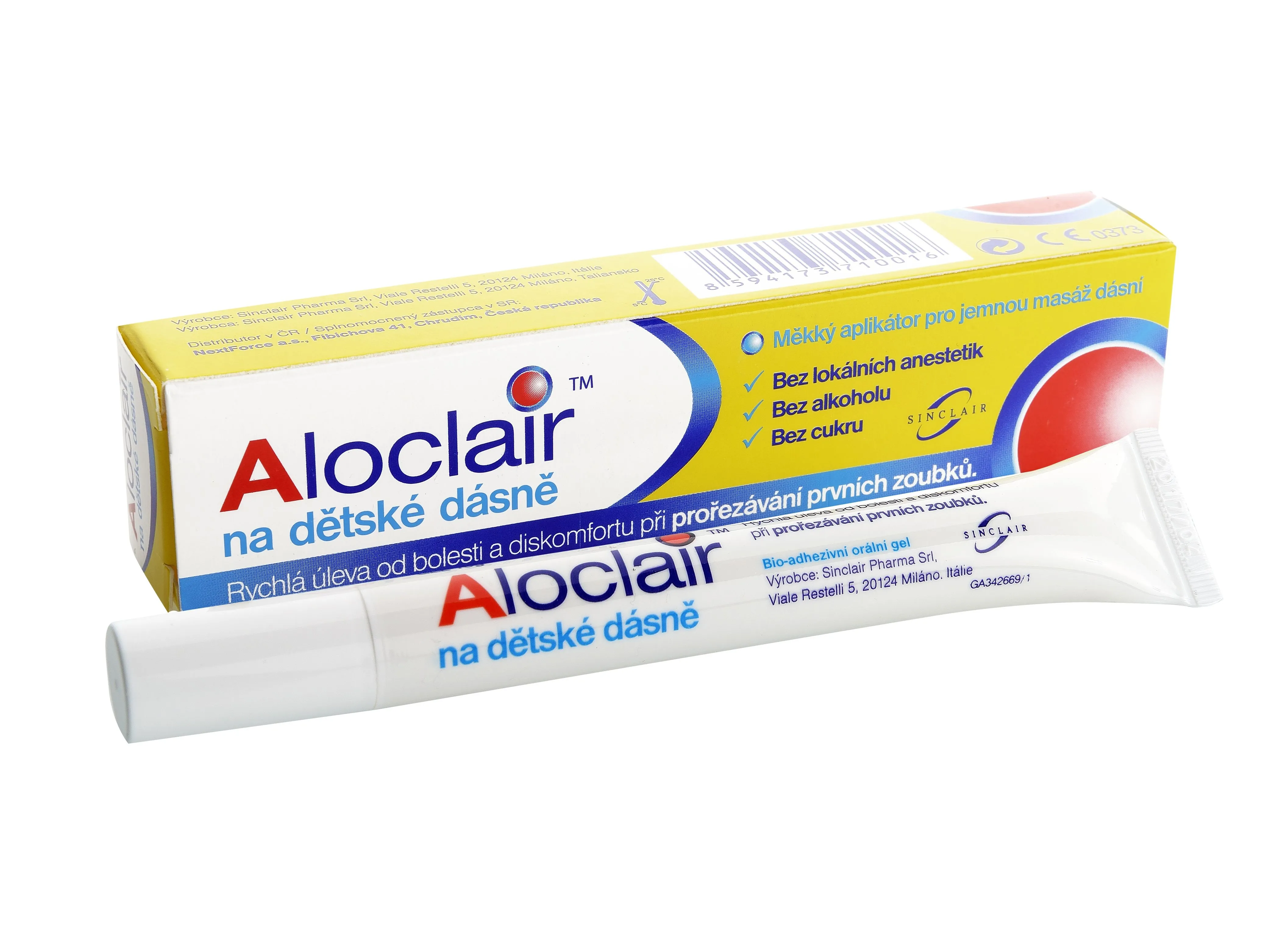 Aloclair gel na dětské dásně 10 ml