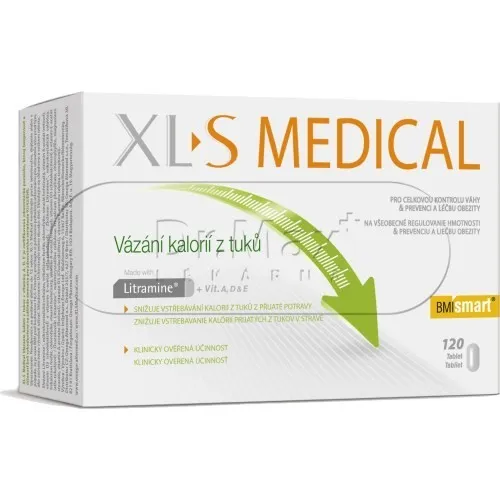 XL to S Medical Vázání kalorií z tuků tbl.120
