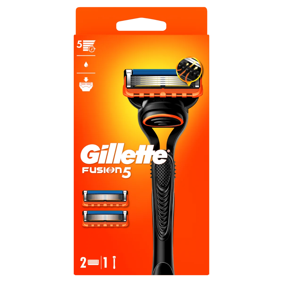 Gillette Fusion5 Manual pánský holicí strojek + 2 hlavice