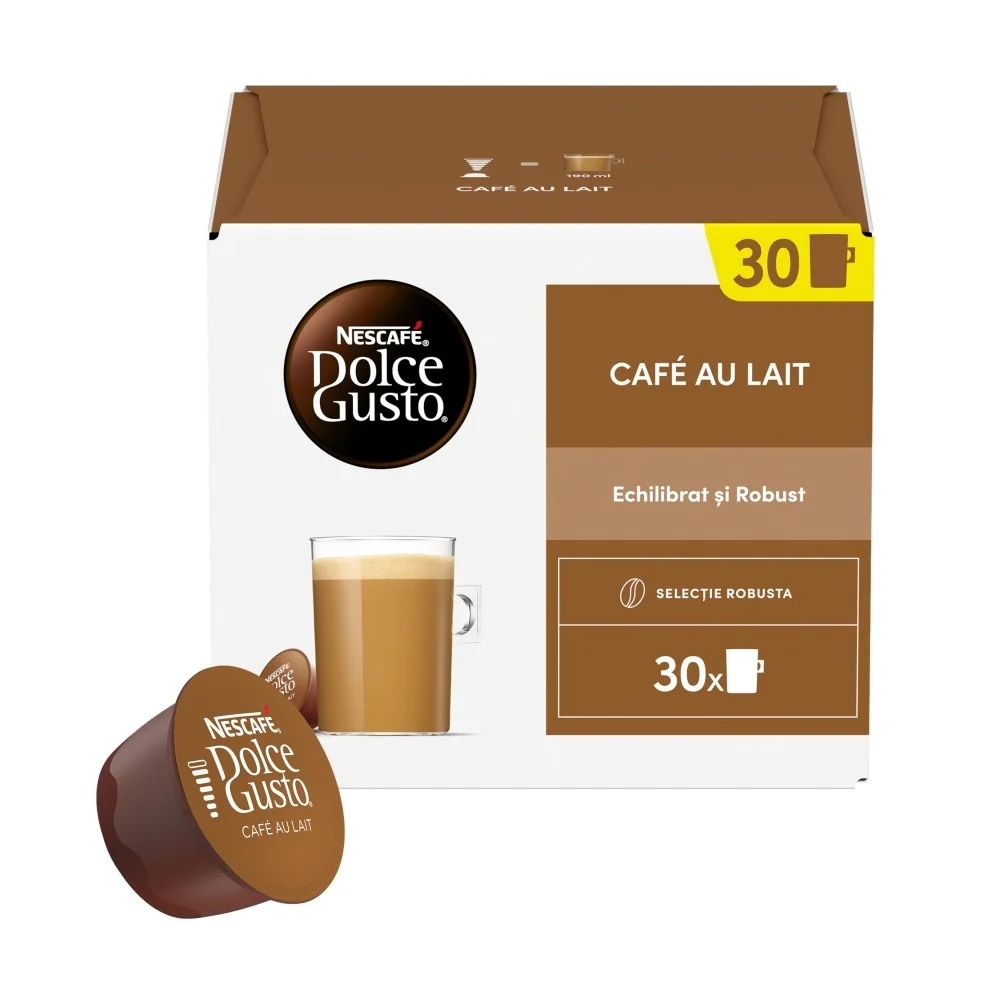 Nescafé Dolce Gusto Café au Lait kávové kapsle 30 ks