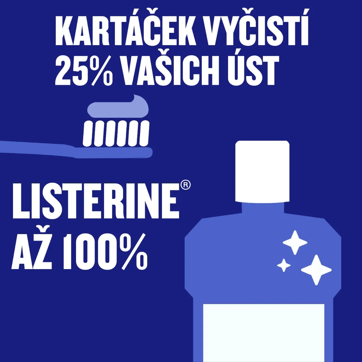 Listerine Advanced Nightly Reset ústní voda 400 ml