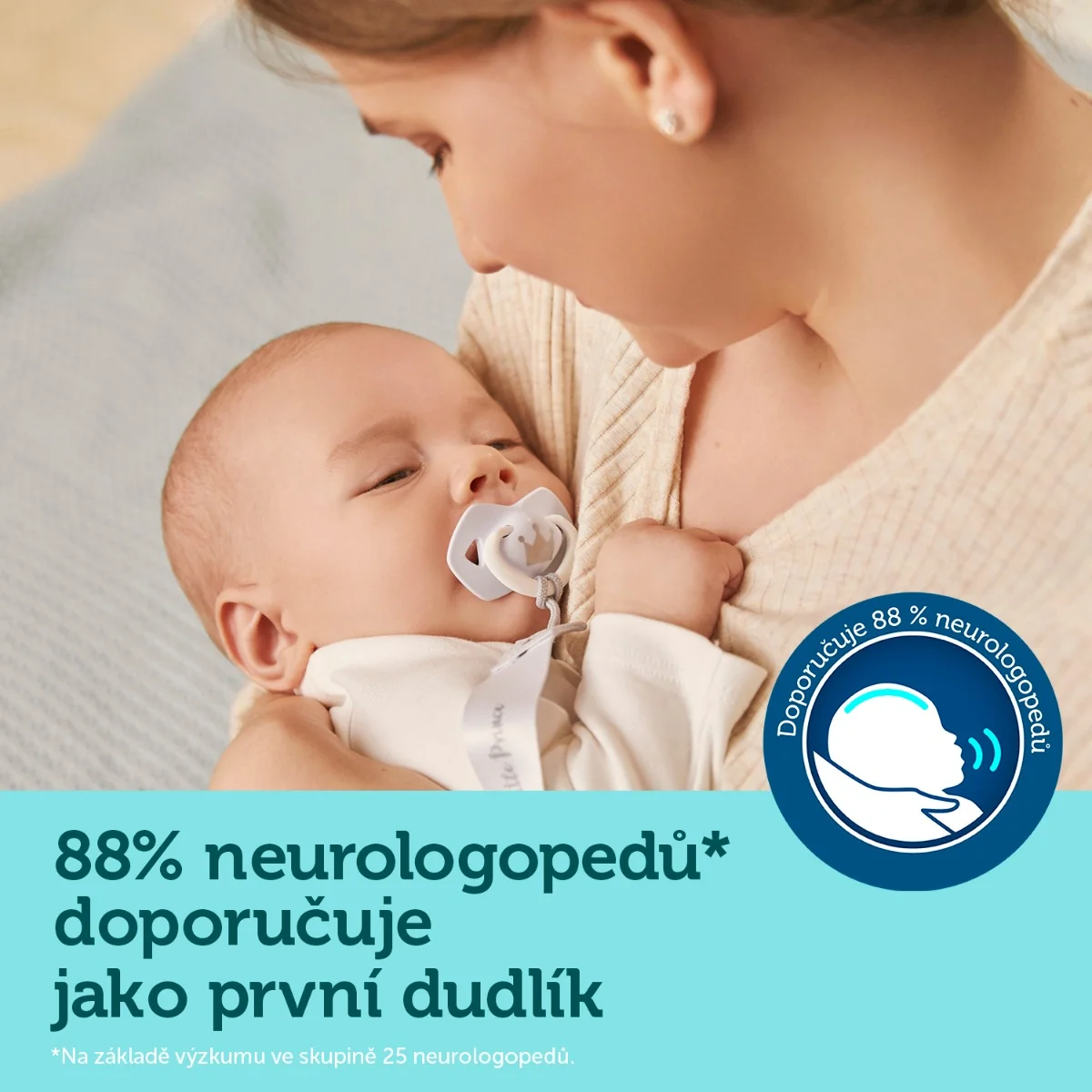 Canpol babies Symetrické silikonové dudlíky 6–18m 2 ks Light touch modré
