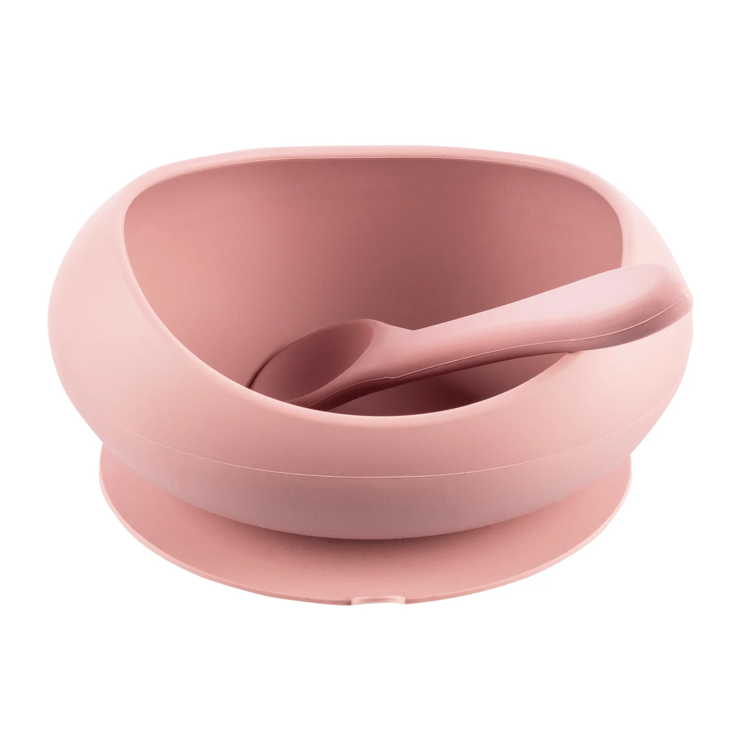 Zopa Silikonová miska se zvýšenými okraji a přísavkou, Old Pink 4
