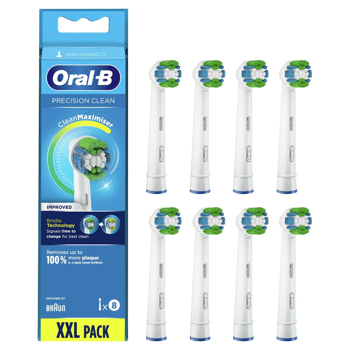 Oral-B EB 20-8 Precision clean náhradní hlavice s technologií CleanMaximiser 8 ks