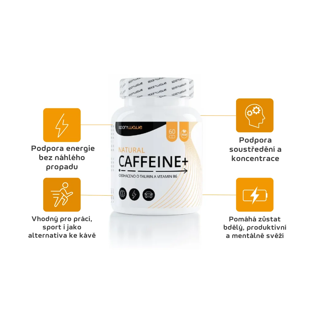 Sport Wave Kofein - Natural Caffeine+ 60tbl
