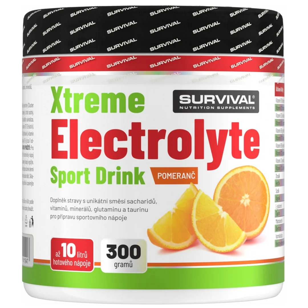 Survival Xtreme Electrolyte Sport Drink 300 g pomeranč