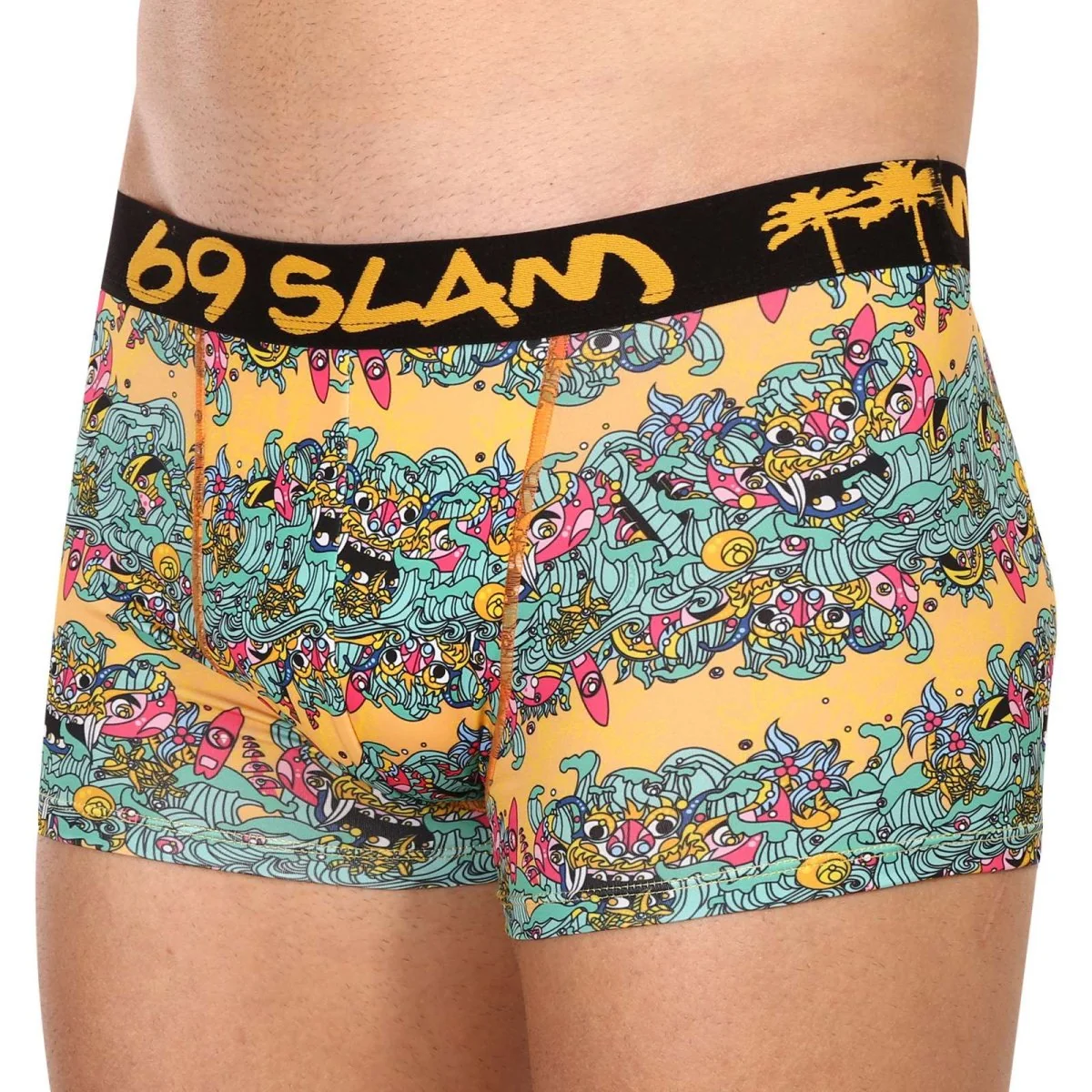 69SLAM Pánské boxerky hip island of paradise mason (MSYISP-PO) M