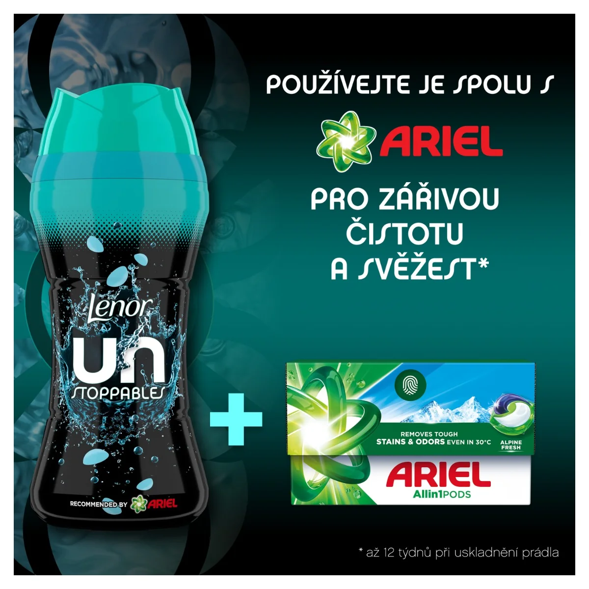 Lenor Unstoppables Vonné perličky Fresh 495 g
