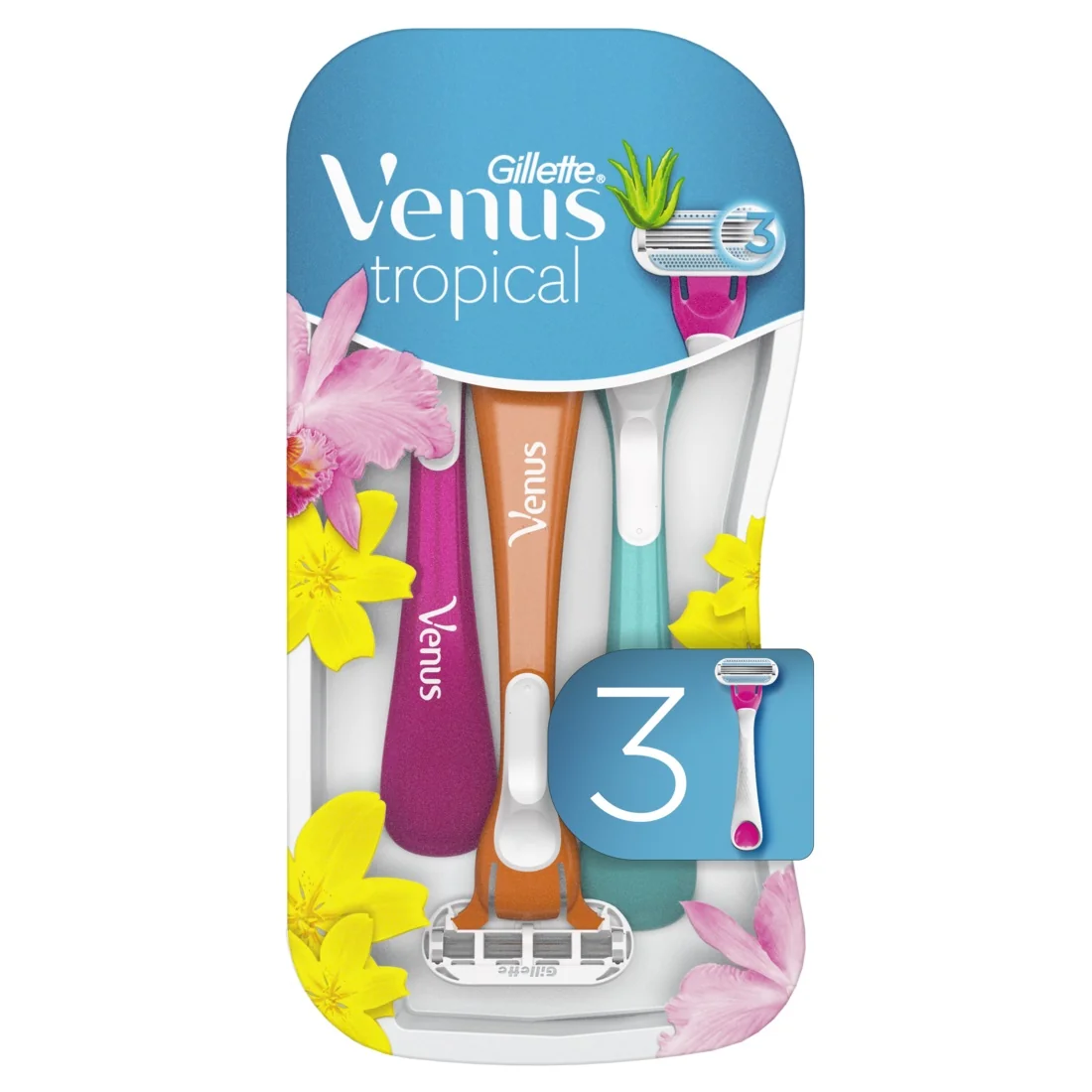 Gillette Venus Tropical dámské jednorázové holítko 3 ks