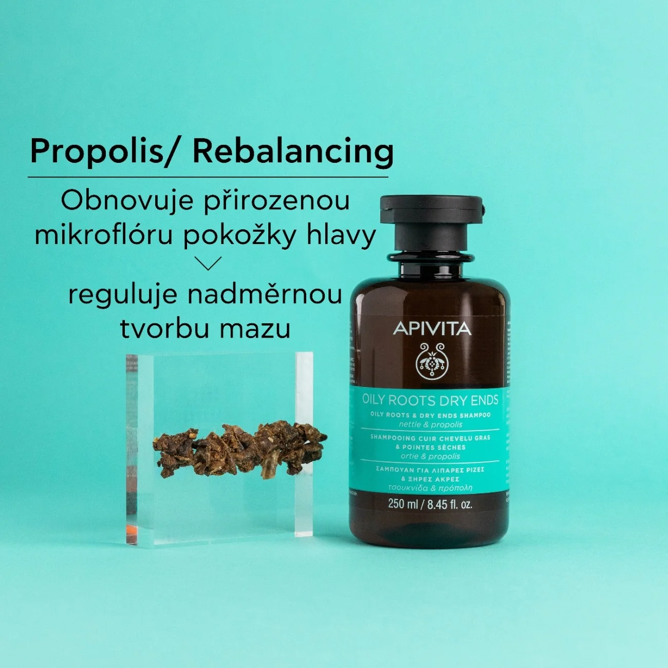 APIVITA Oily Roots Dry Ends šampon na mastné kořínky a suché konečky 250 ml
