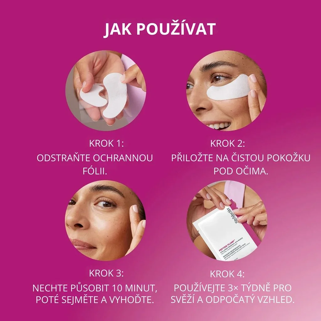 StriVectin Peptide Plump Collagen Renewal Eye Mask oční maska 6 ks