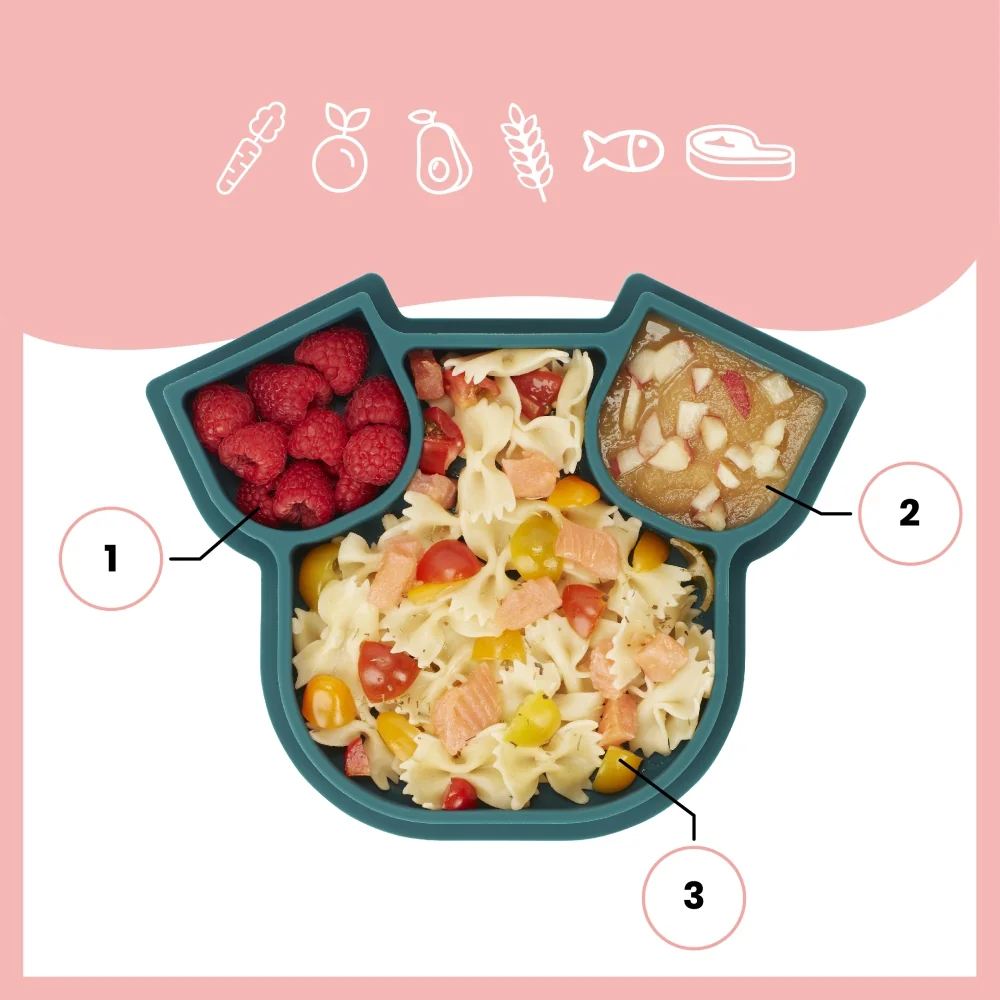 Babymoov Silikonový talíř Isy Plate Dog