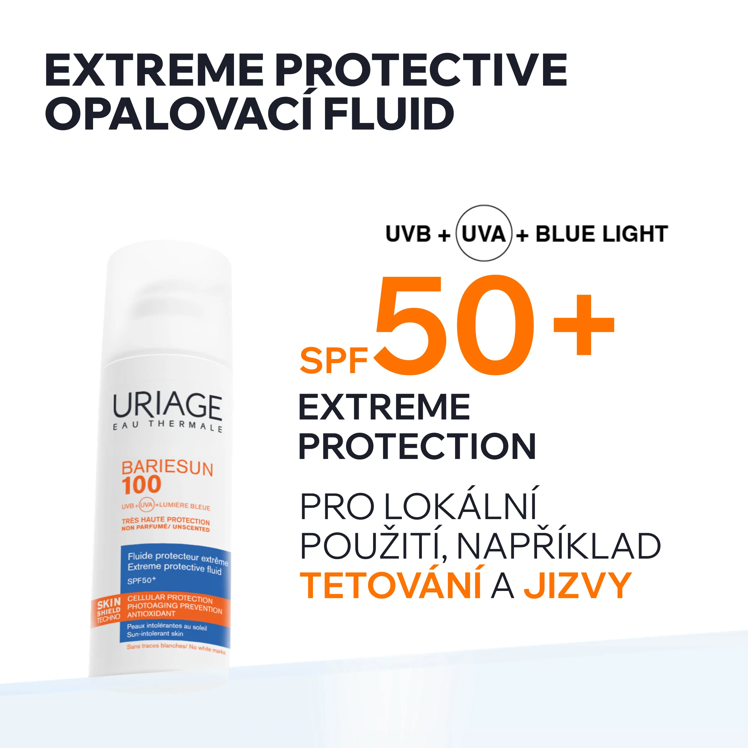 Uriage Bariésun Extreme Protective Fluid SPF50+ 50 ml
