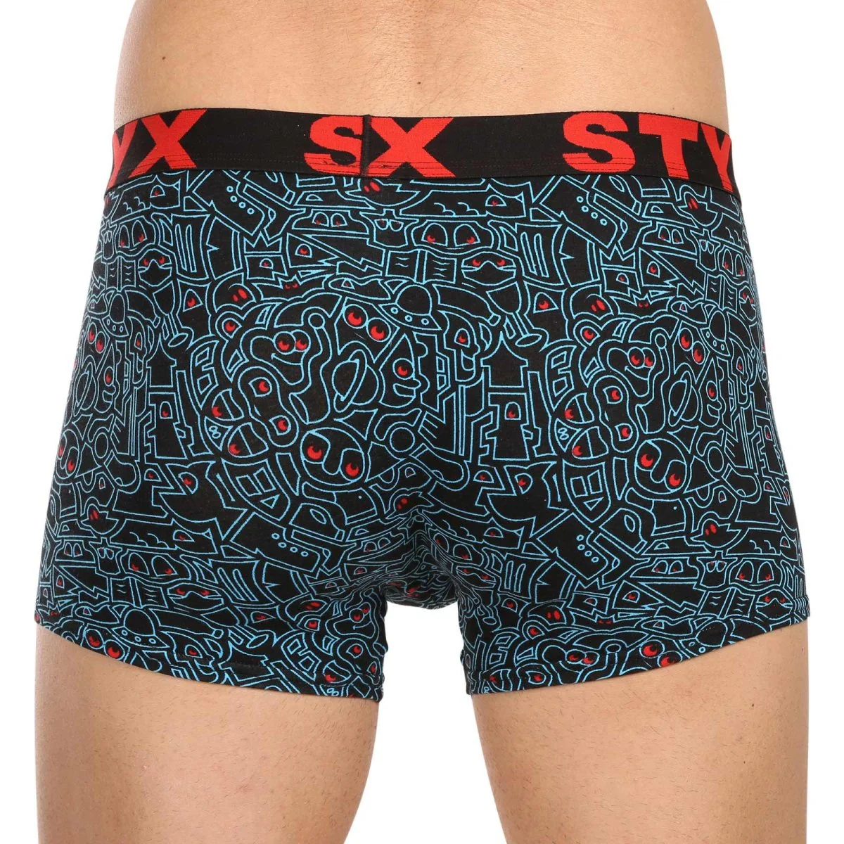 Styx 3PACK pánské boxerky art sportovní guma vícebarevné (3G12672/2) L