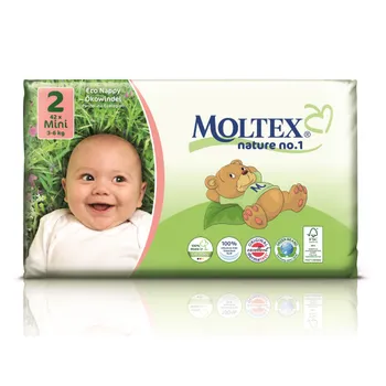 Moltex nature no.1 Mini 3-6 kg dětské plenky 42 ks 