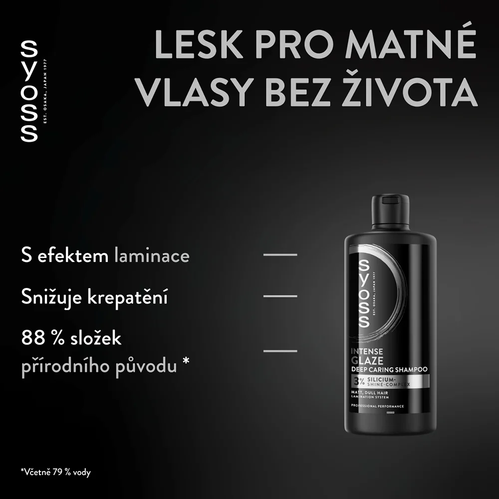 Syoss Intense Glaze pečující šampon 440 ml
