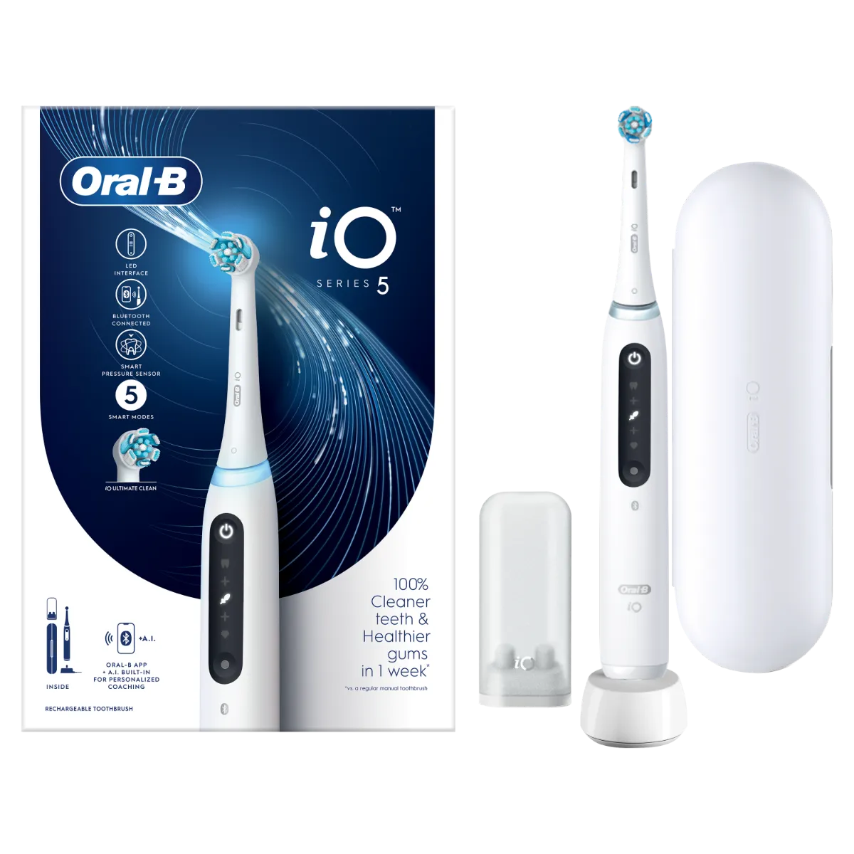 Oral-B iO Series 5 Quite White elektrický zubní kartáček