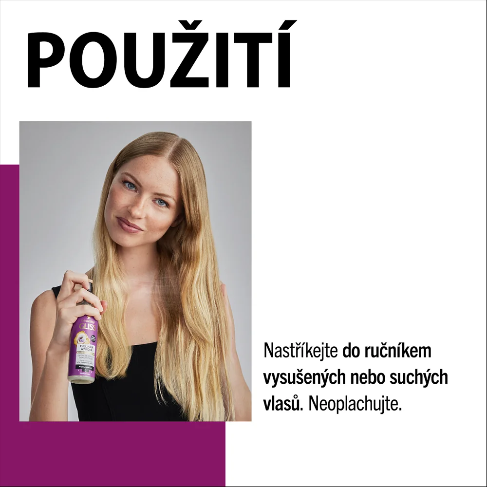 Gliss Full Hair Wonder kondicionér ve spreji 200 ml