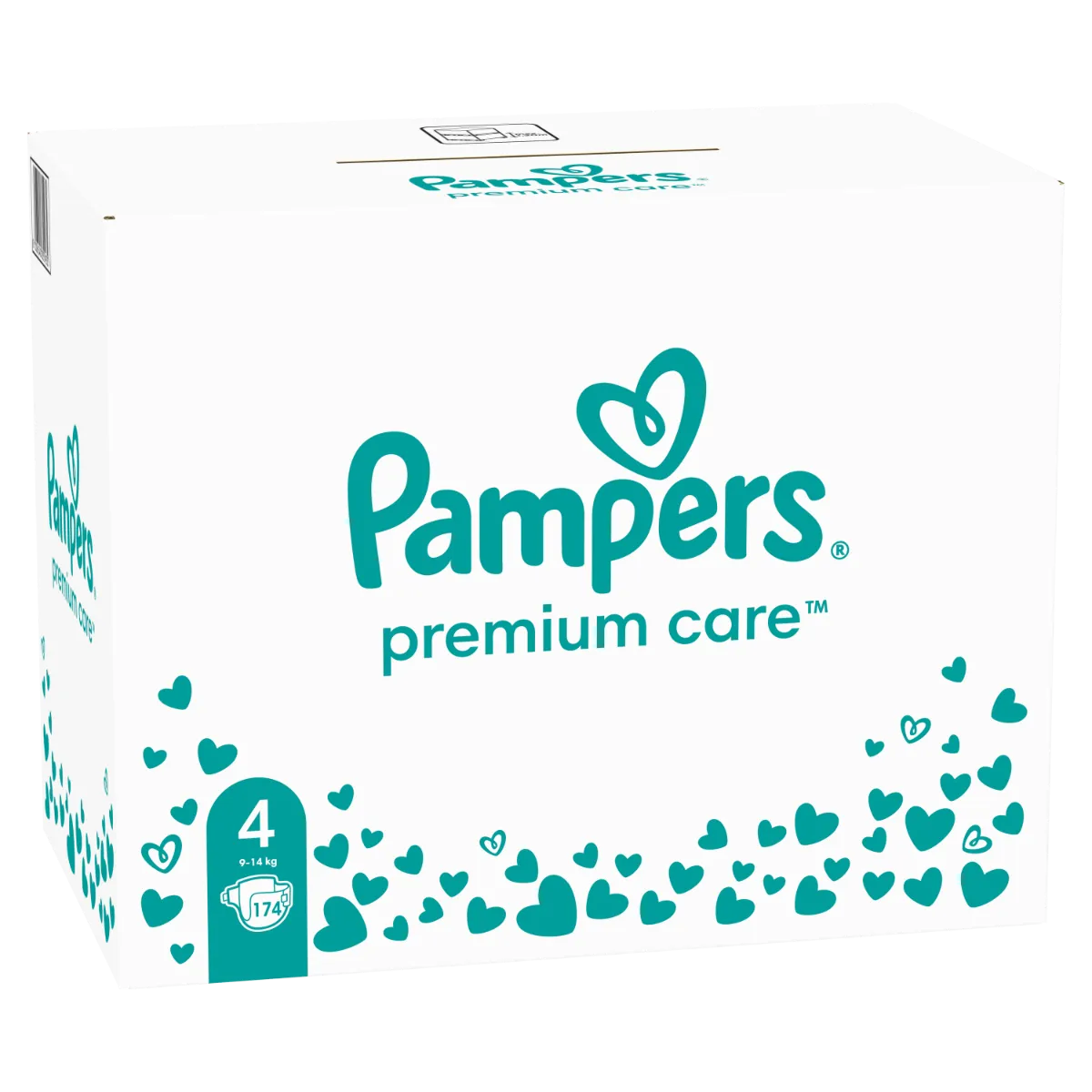 Pampers Premium Care vel. 4 9–14 kg dětské pleny 174 ks