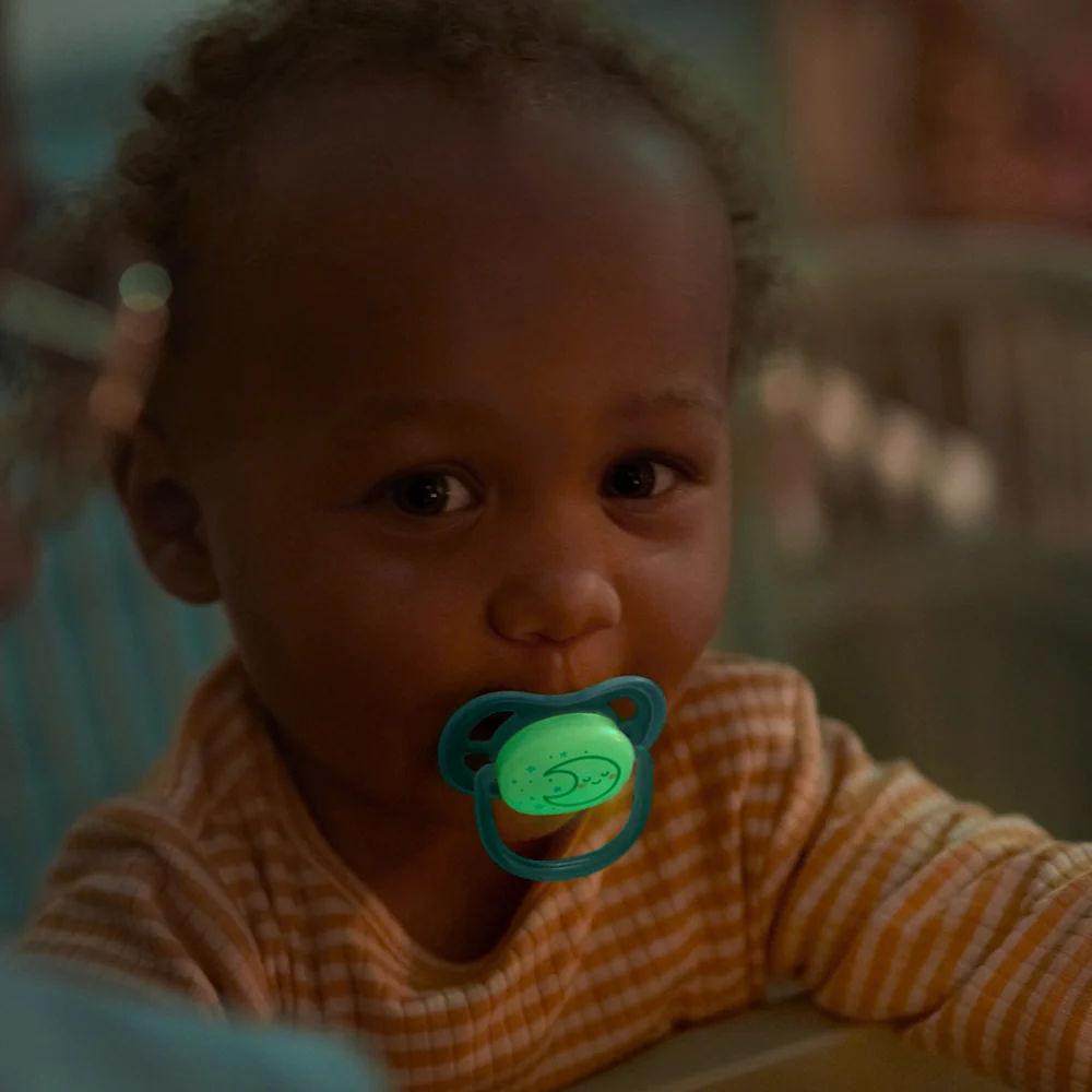 Philips Avent Šidítko Ultra air noční 6–18m chlapec 2 ks