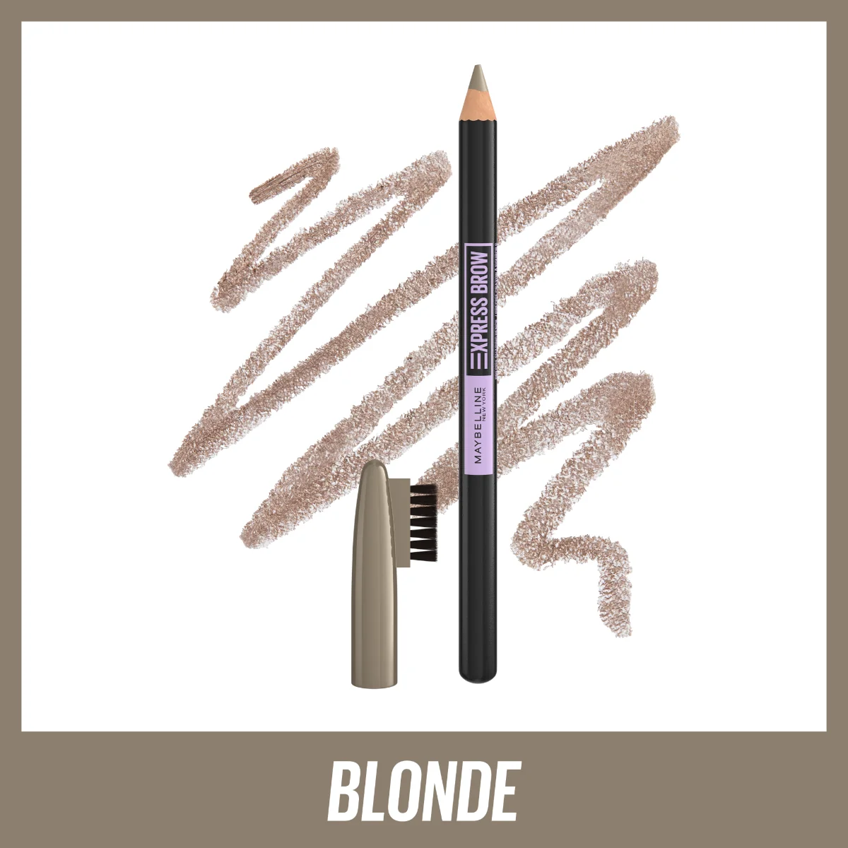 Maybelline Express Brow Shaping Pencil 02 Blonde gelová tužka na obočí