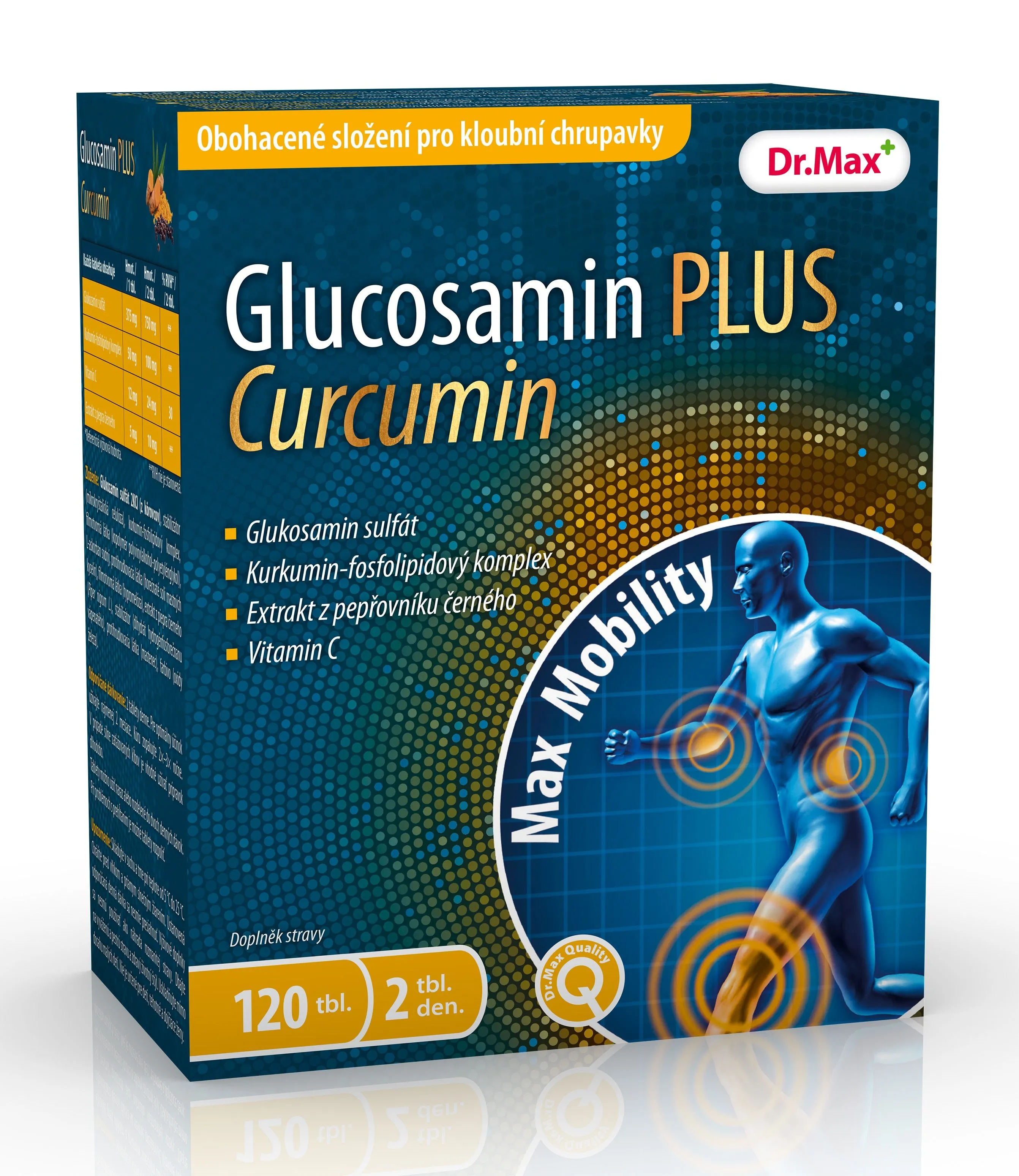 Dr. Max Glukosamin PLUS Curcumin 120 tablet