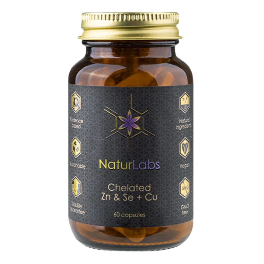 Naturlabs Zinek & Selen chelátové + Měď - 60 kapslí