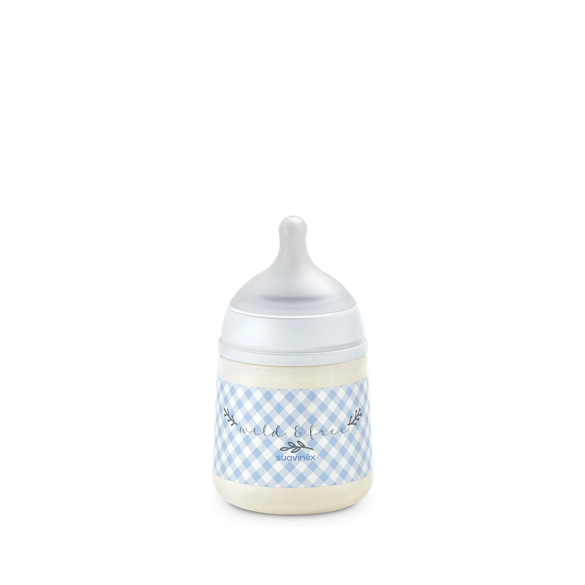 Suavinex Kojenecká láhev fyziologická WILD&FREE S 150 ml 1 ks modrá